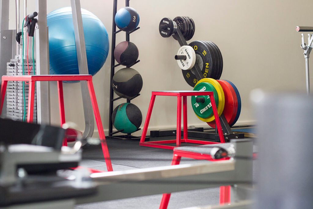 Exercise physiology session in rehabilitation gym at Healthy Bodies